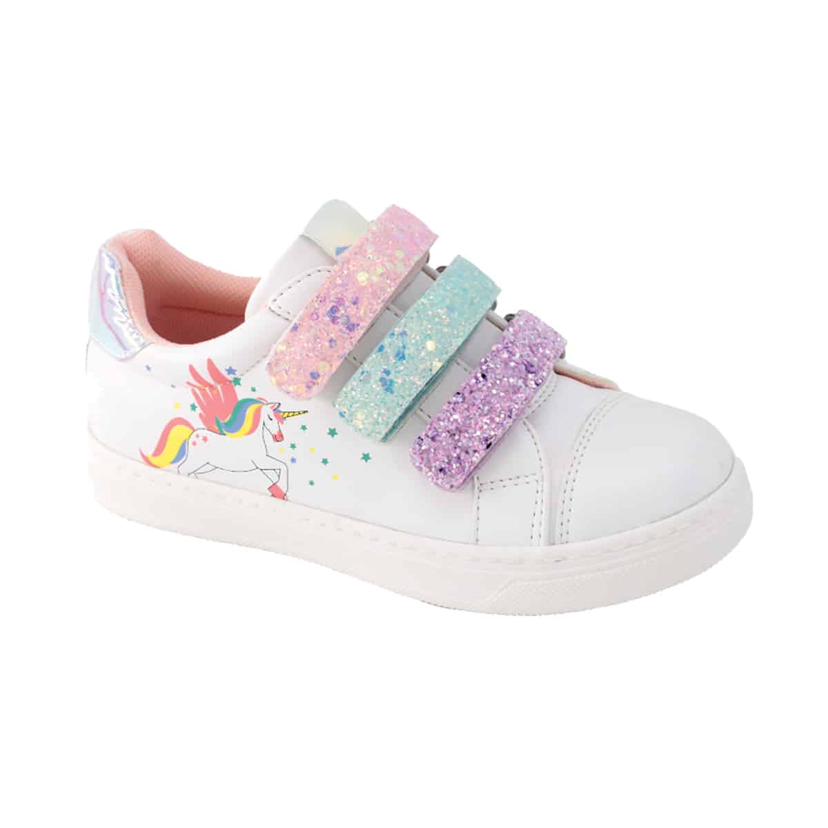 Fenecia Παιδικά Sneakers με 3 Χρωματιστά Σκρατς Unicorn
