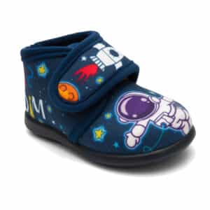 Childrenland Παιδικά Παντοφλάκια με Velcro Cosmic