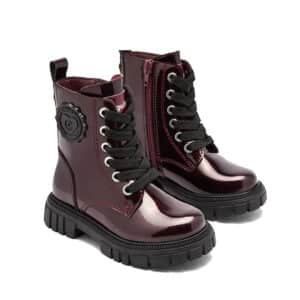 Alternative view of Conguitos Παιδικά Μποτάκια Λουστρίνι Μπορντό